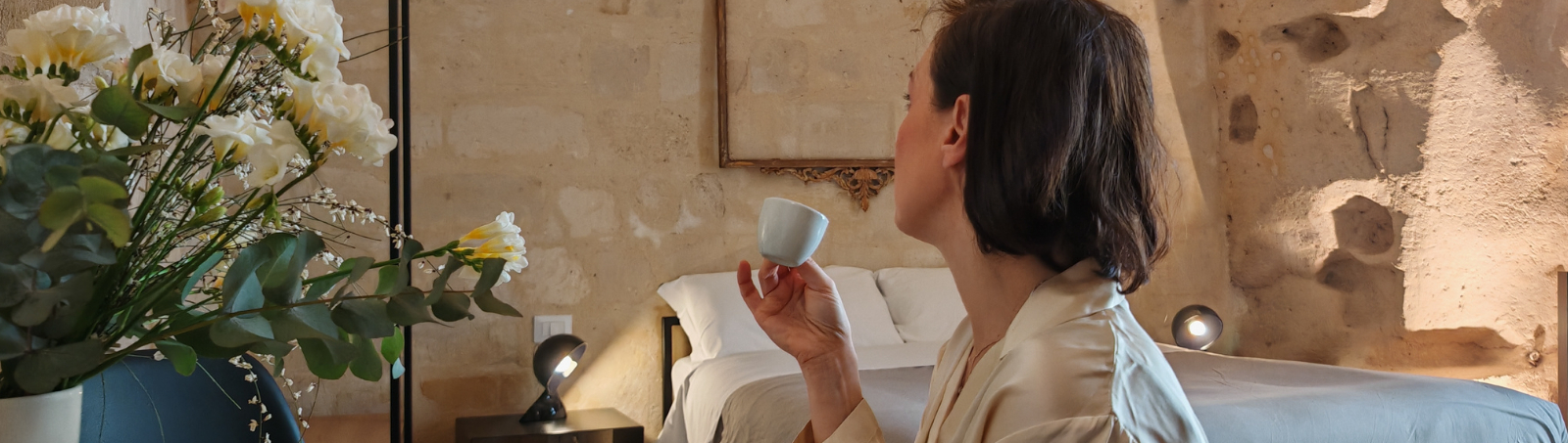 Colazione servita comodamente in camera a Dimore dei Mercanti